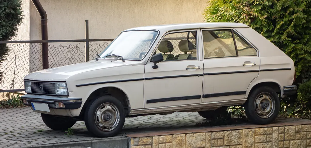 La Peugeot 104, première voiture auto-école Meyer Hirsingue